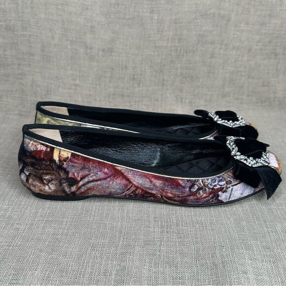 D & G Baroque Bejeweled Flats - Picture 2 of 13